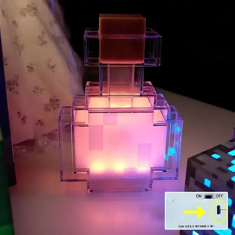 Flerfärgad Miner's Potion LED färgskiftande lampa