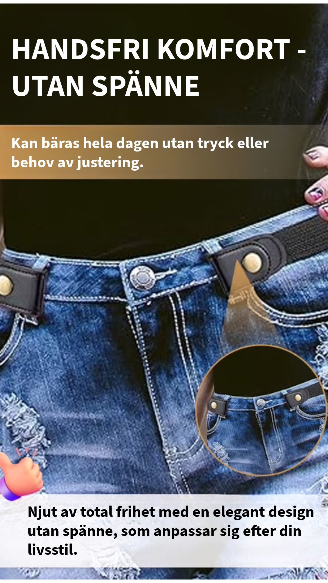 Elastiskt Hängselbälte