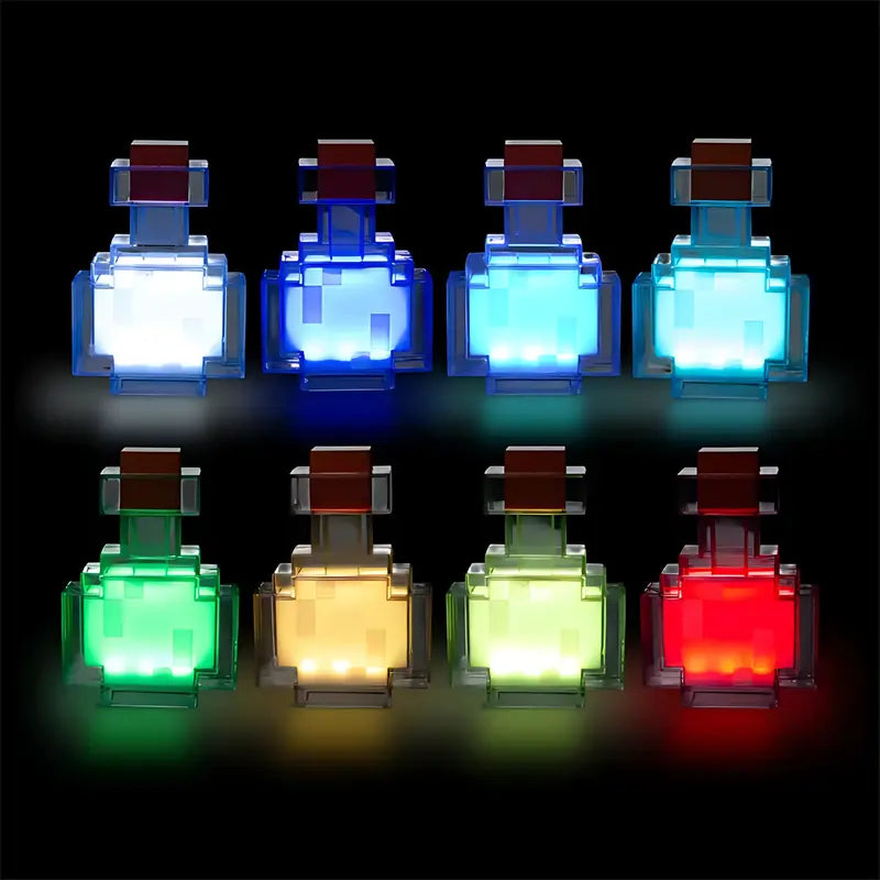 Flerfärgad Miner's Potion LED färgskiftande lampa