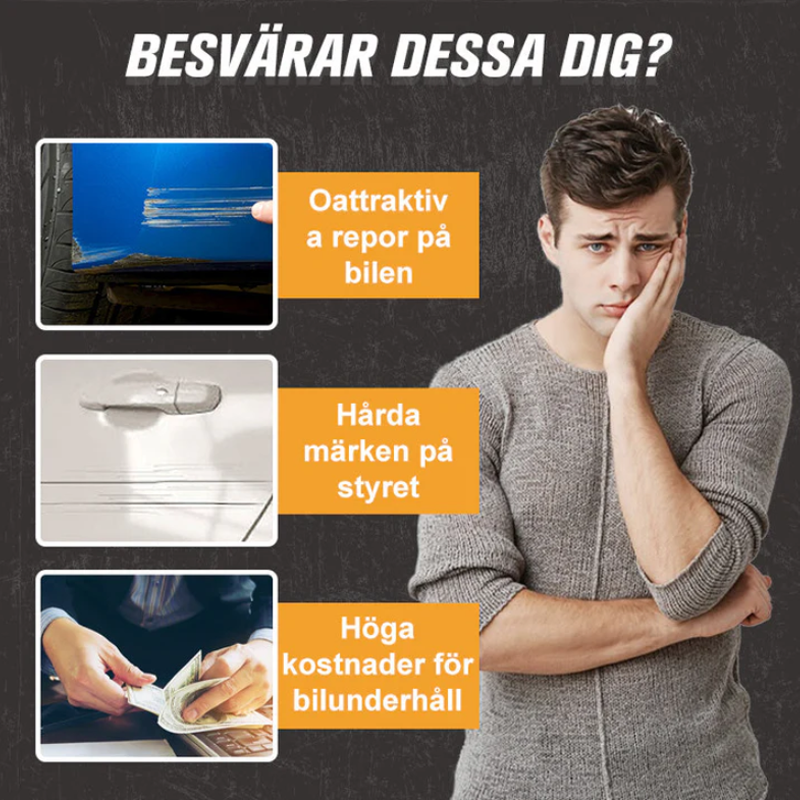 Vax för reparation av bilrepor