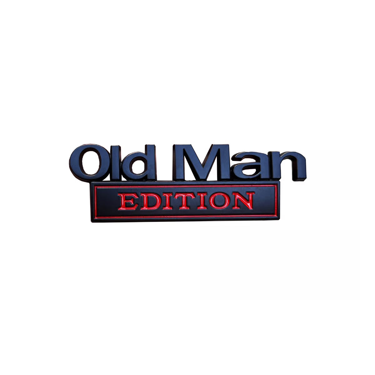 Old Man Edition Bil Emblem