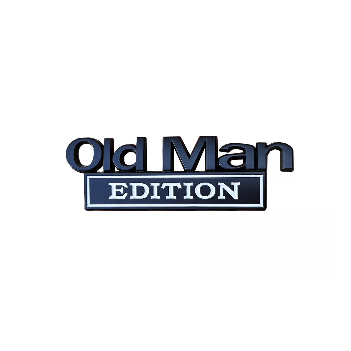 Old Man Edition Bil Emblem