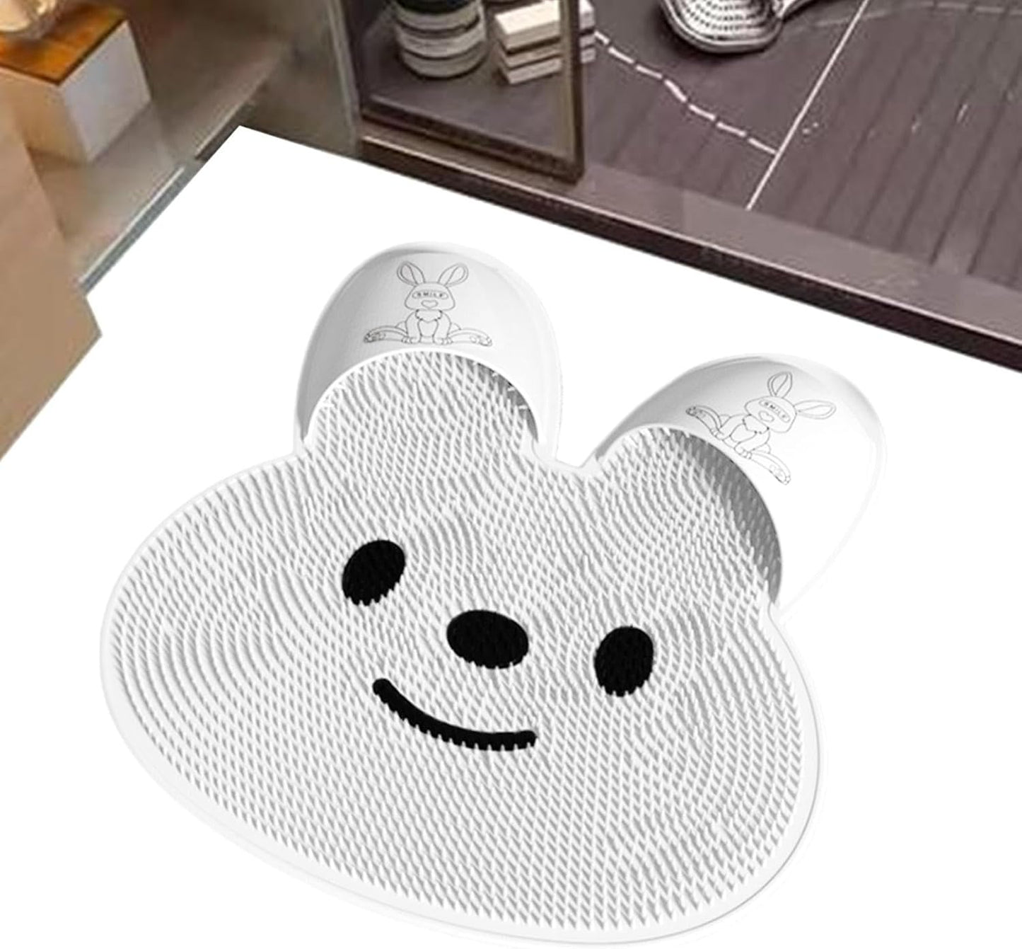 Duschmatta för fotskrubbning