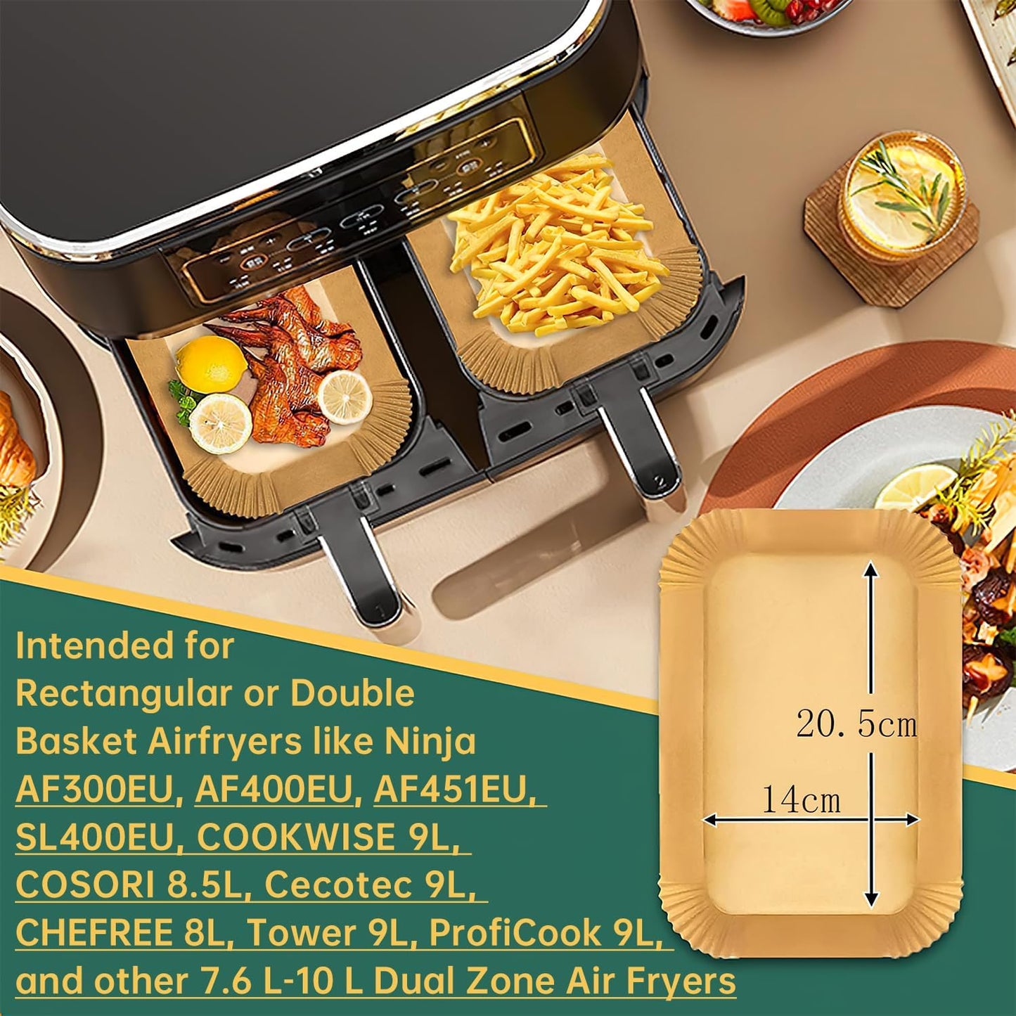 Bakplåtspapper Airfryer(200)