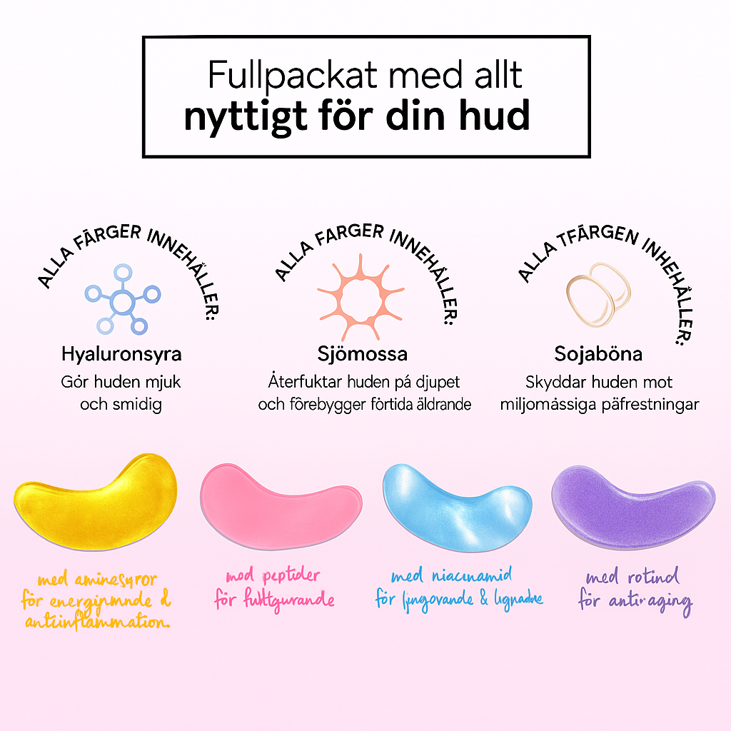 ögonmask för att ta bort mörka ringar