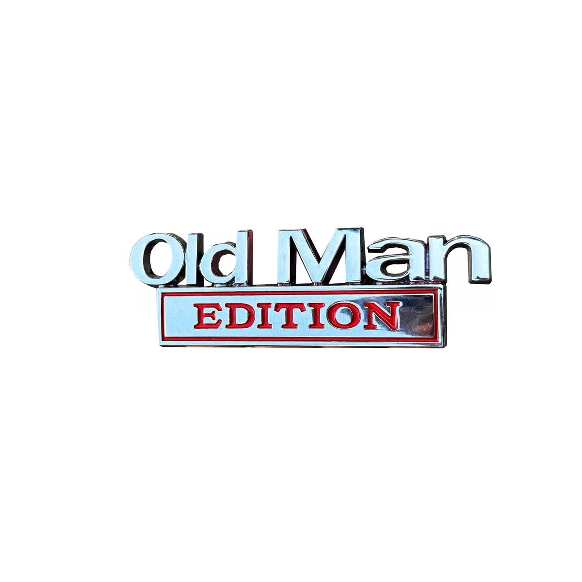 Old Man Edition Bil Emblem