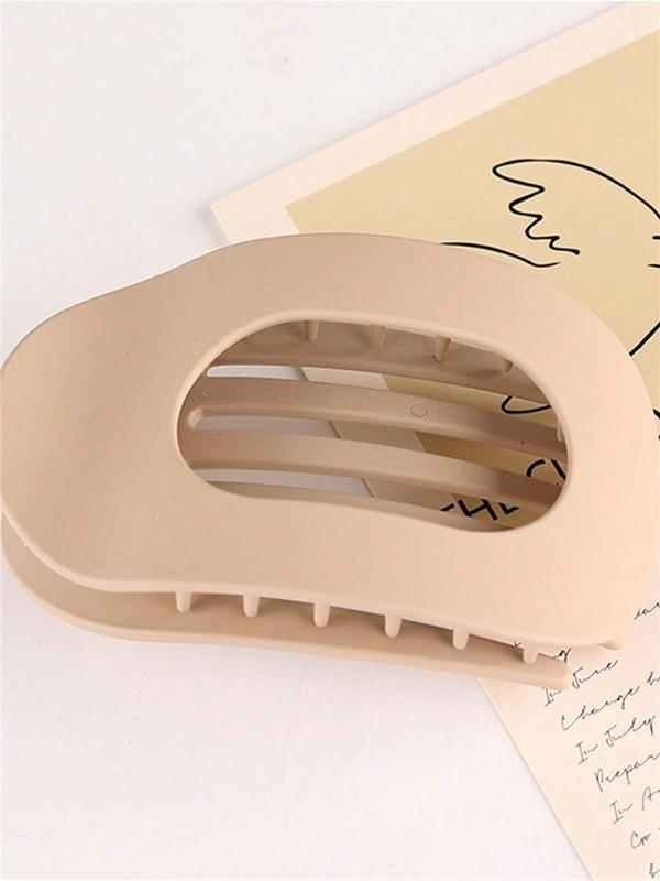 Enfärgade hårklämmor – 1 set (4 stycken)