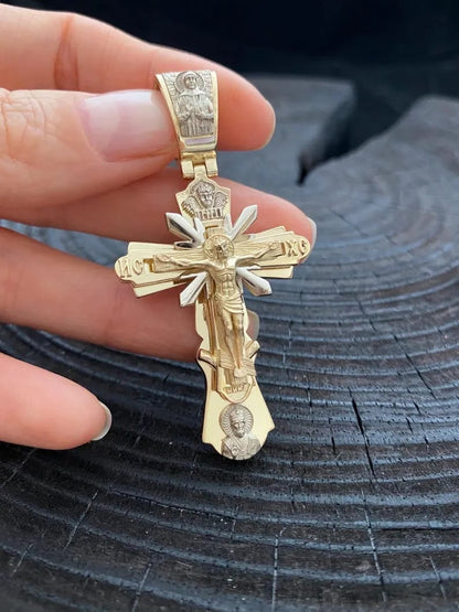 Helig Jesus krucifix hänge halsband