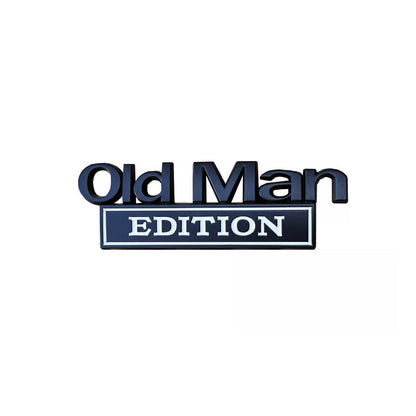 Old Man Edition Bil Emblem