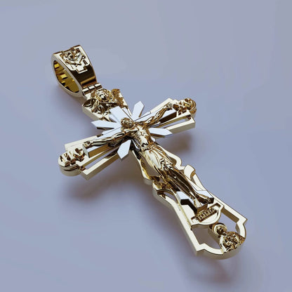 Helig Jesus krucifix hänge halsband