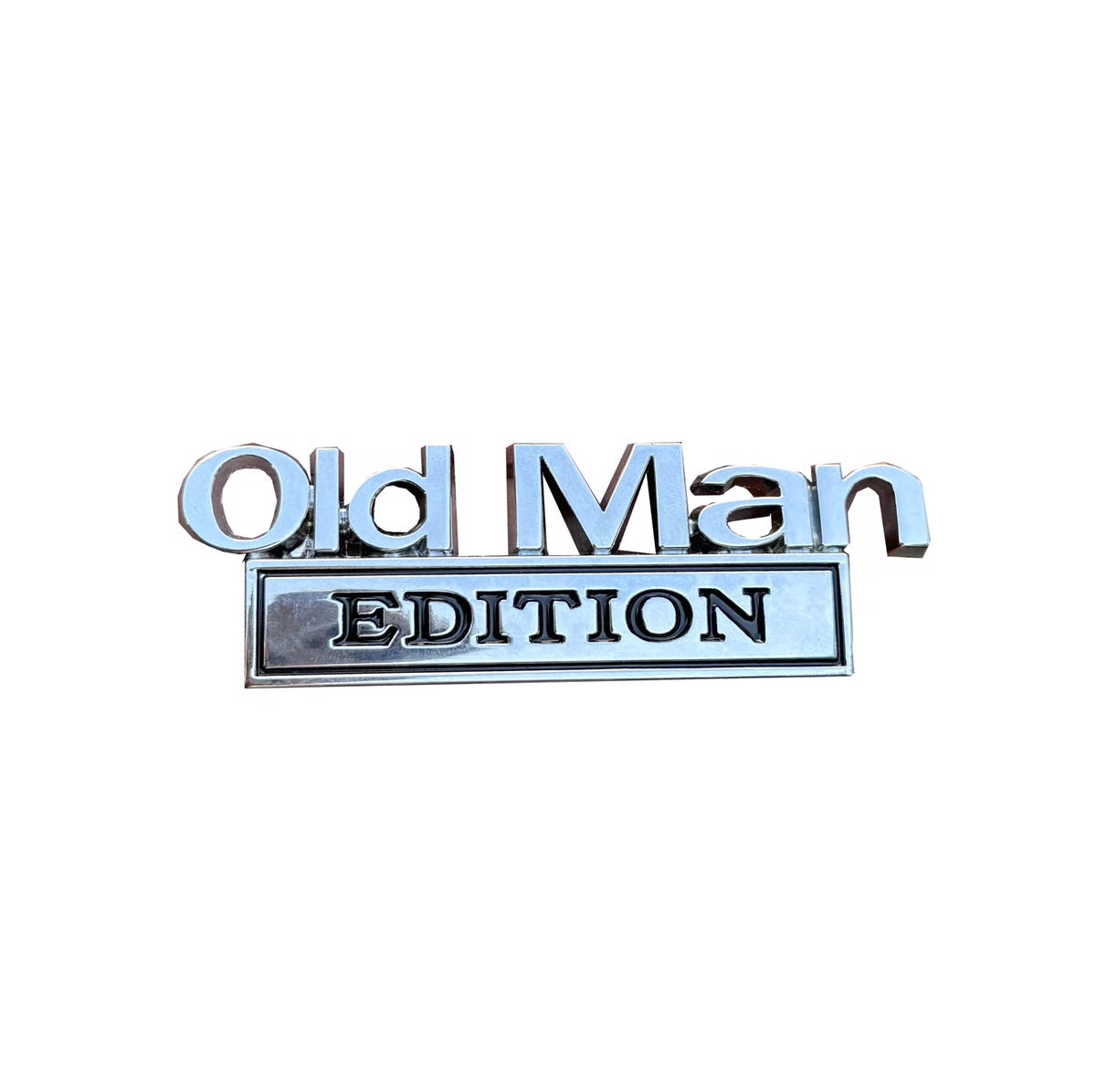Old Man Edition Bil Emblem